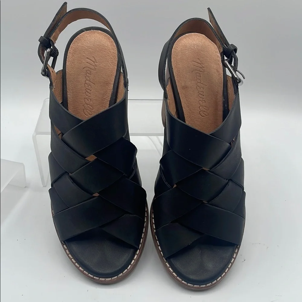 Madewell Women's Black Cindy Sandals, size 5.5